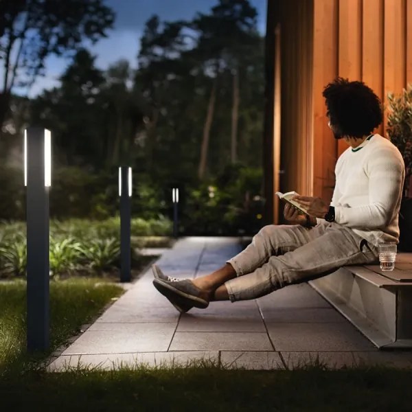 Philips 16489/93/P3 - Kültéri oszlopos lámpa MYGARDEN STRATOSPHERE 2xLED/4,5W IP44