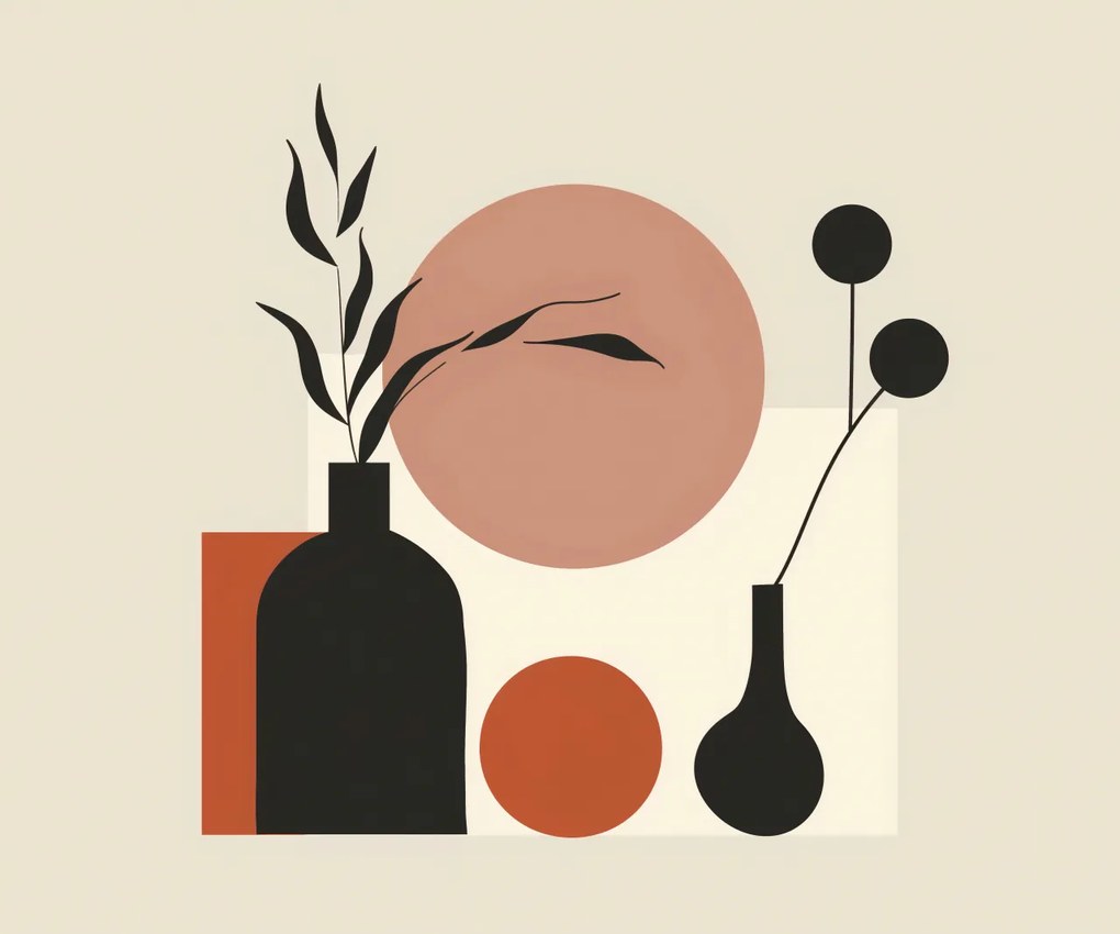 Poszter 60x50cm Növény asztal