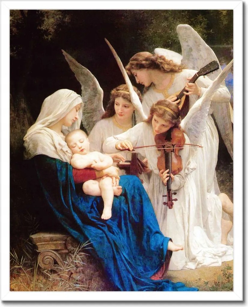 Poszterek keretben 40x50 Bouguereau Song of Angels