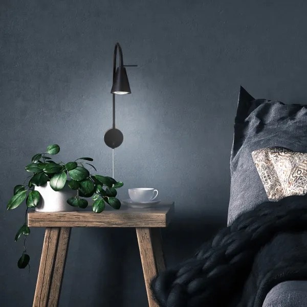 Briloner 2082-015 - LED Fali lámpa COMFORT LIGHT 1xGU10/5W/230V fekete