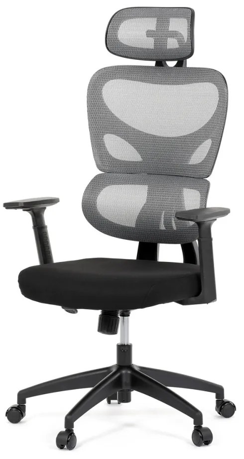 Scaun pivotant de birou gri KA-K2080