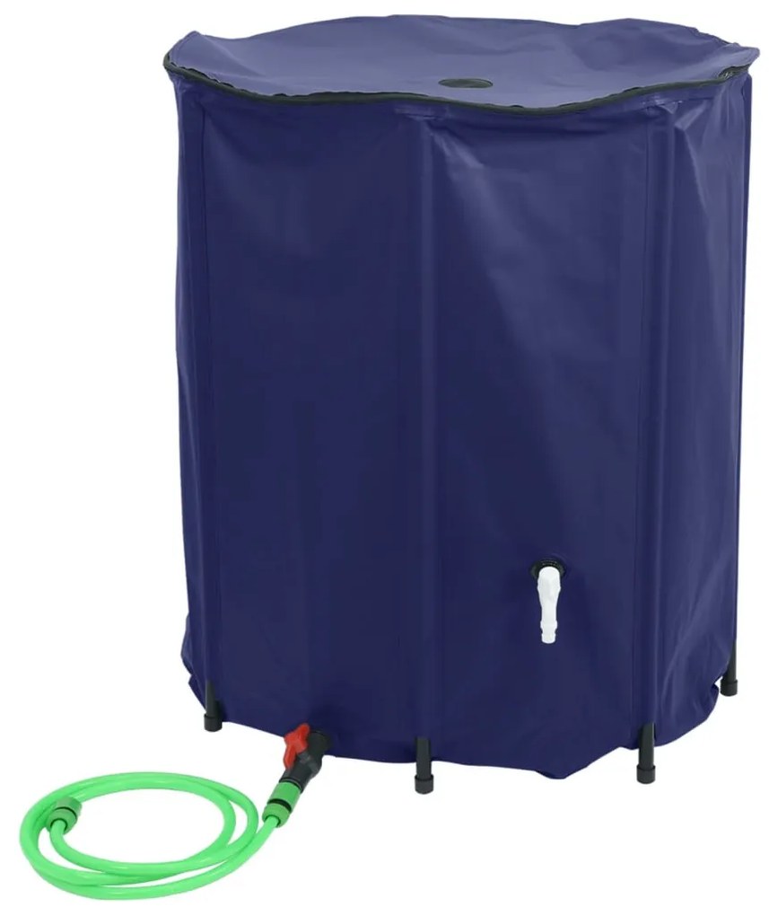 összecsukható PVC víztartály csappal 1250 L