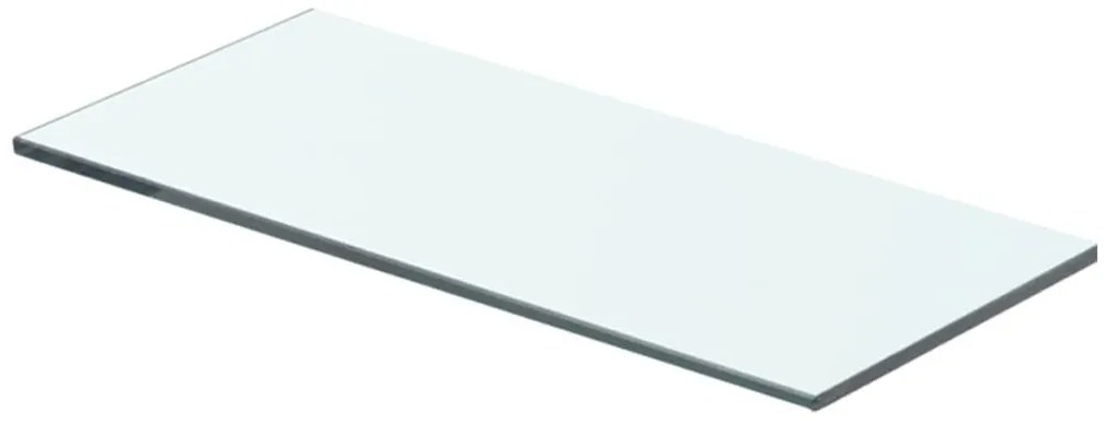 Átlátszó üvegpolc panel 40x12 cm