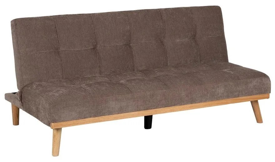 Barna zsenília kinyitható kanapé 178 cm – Ixia