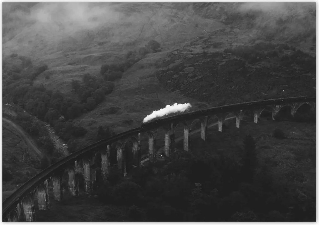 Poszterek 100x70 Vasúti viadukt Skócia