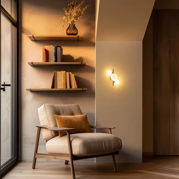 Brilagi - LED fali lámpa MILLA 3xG9/3W/230V fekete króm/fehér