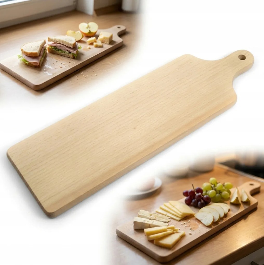 Fa tálaló vágódeszka Hosszú bükk