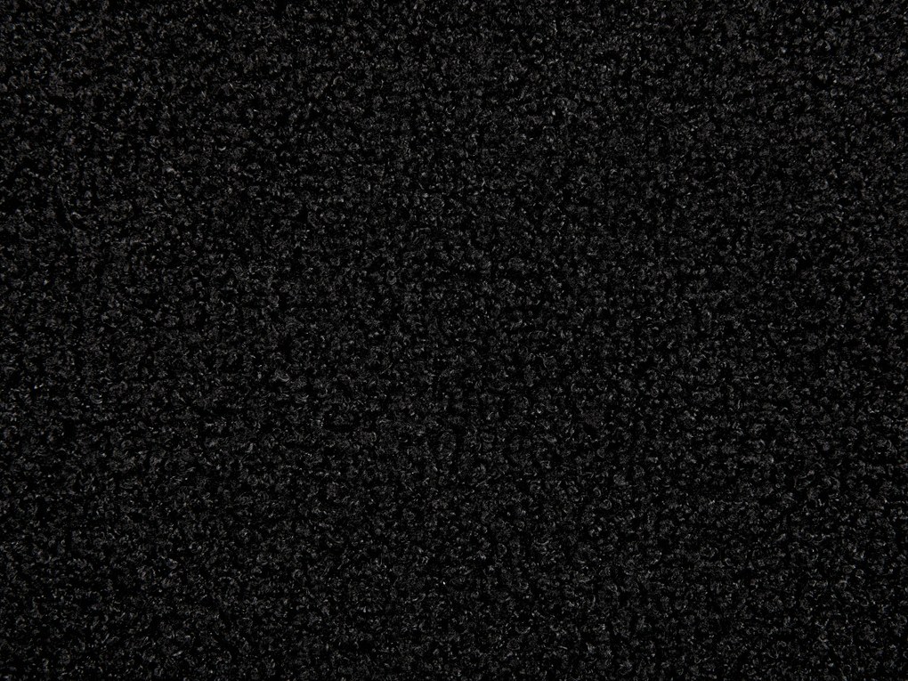 Fekete buklé fotel LOEN Beliani