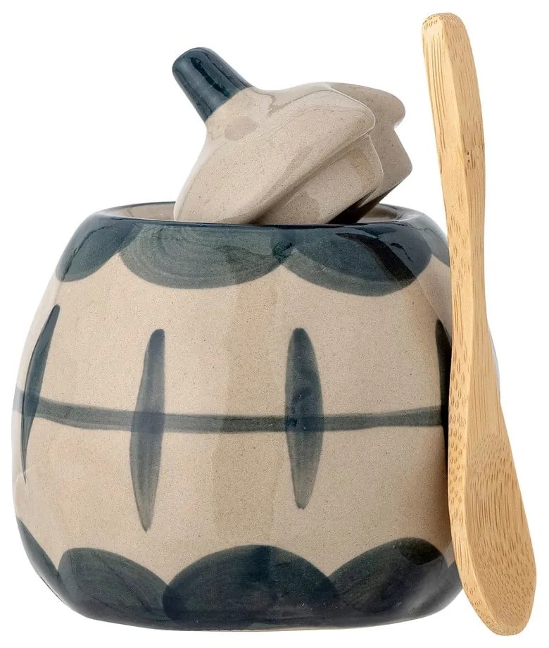Agyagkerámia tejkiöntő és cukortartó készlet Allium – Bloomingville