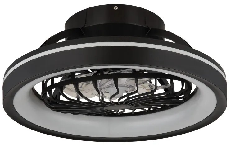 Globo Deanne 03665 távirányítós mennyezeti ventilátoros lámpa, 40W+6W RGB LED, 2700K-6500K+RGB, 2400 lm