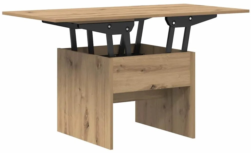 vidaXL Dohányzóasztal Artisan tölgy 55 x 54,5 x 45 cm Faanyag