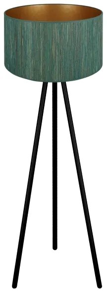 Brilagi - Állólámpa BOSTON ROLLER 1xE27/15W/230V zöld/arany