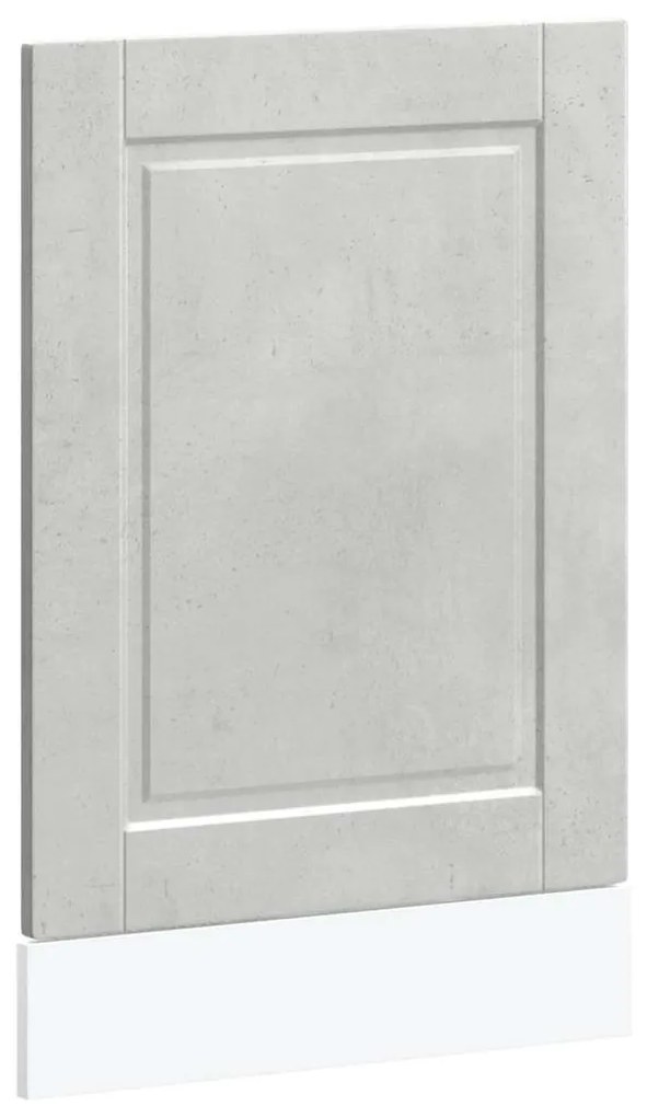 mosogatógép panel Porto&quot; Beton szürke 45x1,5x67 cm Mérnöki fa&quot;
