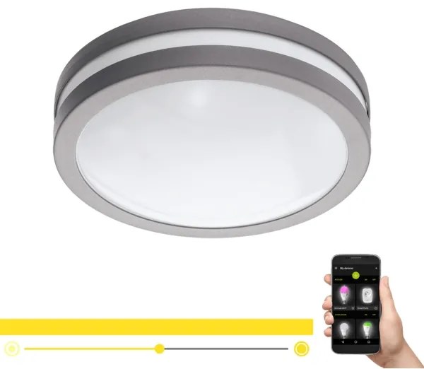 Eglo 97237 - Dimmelhető LED fürdőszobai lámpatest LOCANA-C LED/14W/230V BT IP44