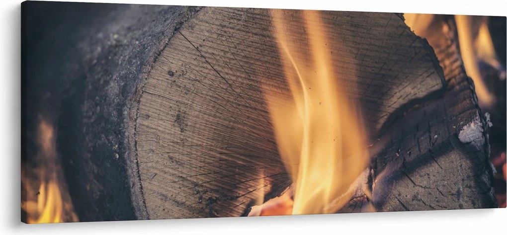 Égő fa képe (120x50 cm)