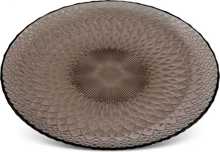 Patera 32x32x2 Palermo grafit művészi üveg