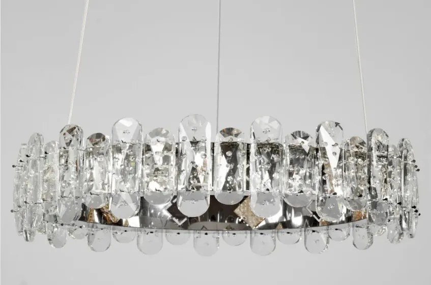 MORETTI MO7296 KRISTAL Króm Színű Függeszték LED 44W 3000-6000K IP20
