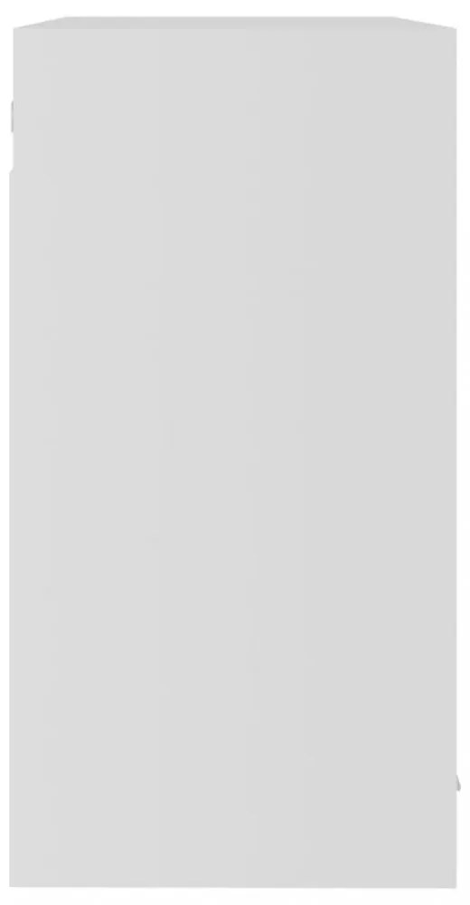 “Lyon” fehér szerelt fa függő üvegszekrény 80 x 31 x 60 cm