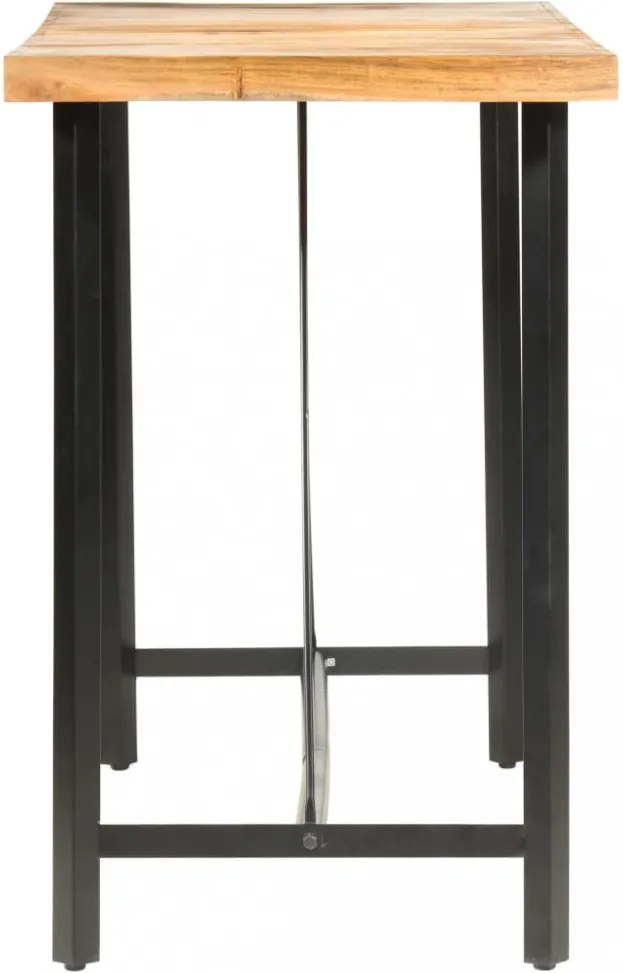 9 részes tömör akácfa/valódi bőr bárszett