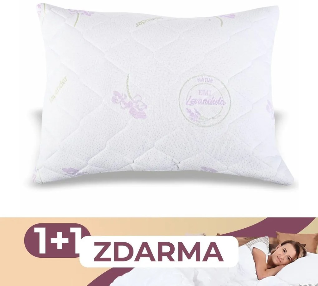 EMI Lavender steppelt antiallergén párna 1+1 INGYEN: 70X50 cm