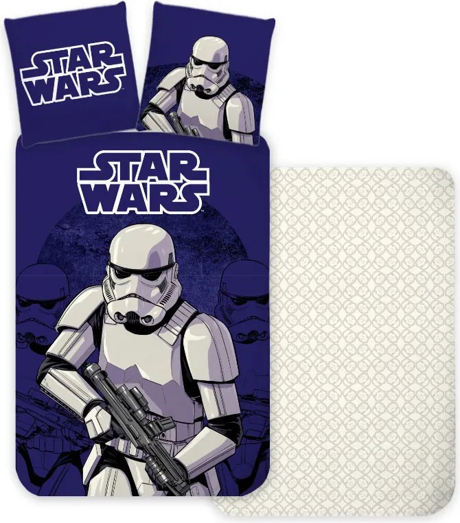 Star Wars Stormtrooper gyerek, ovis ágyneműhuzat 100×135 cm, 40×60 cm
