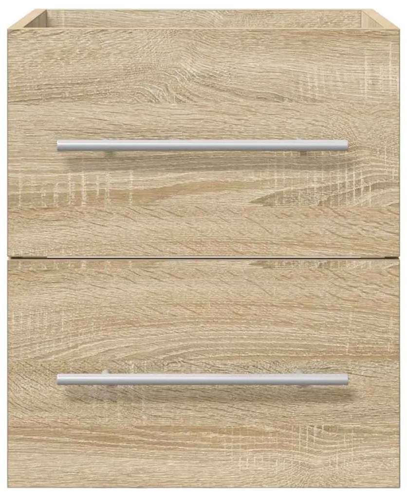 vidaXL Mosdókagyló szekrény Sonoma tölgy 38,5 x 41 x 48 cm Faanyag