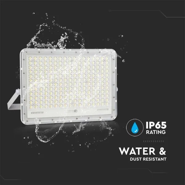 LED Kültéri napalemes reflektor LED/30W/3,2V 4000K fehér + + távirányító