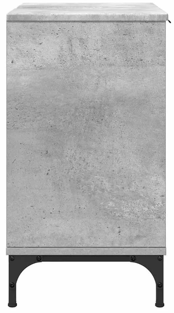 Fürdőszobai mosdószekrény Beton szürke 60.5 x 33.5 x 61 cm