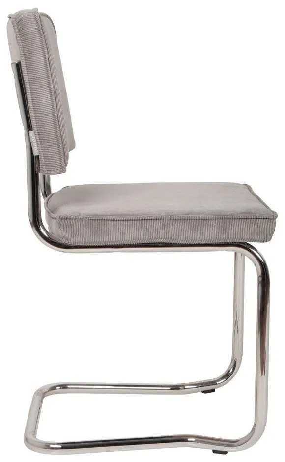 Ridge Kink Rib 2 db világosszürke szék - Zuiver