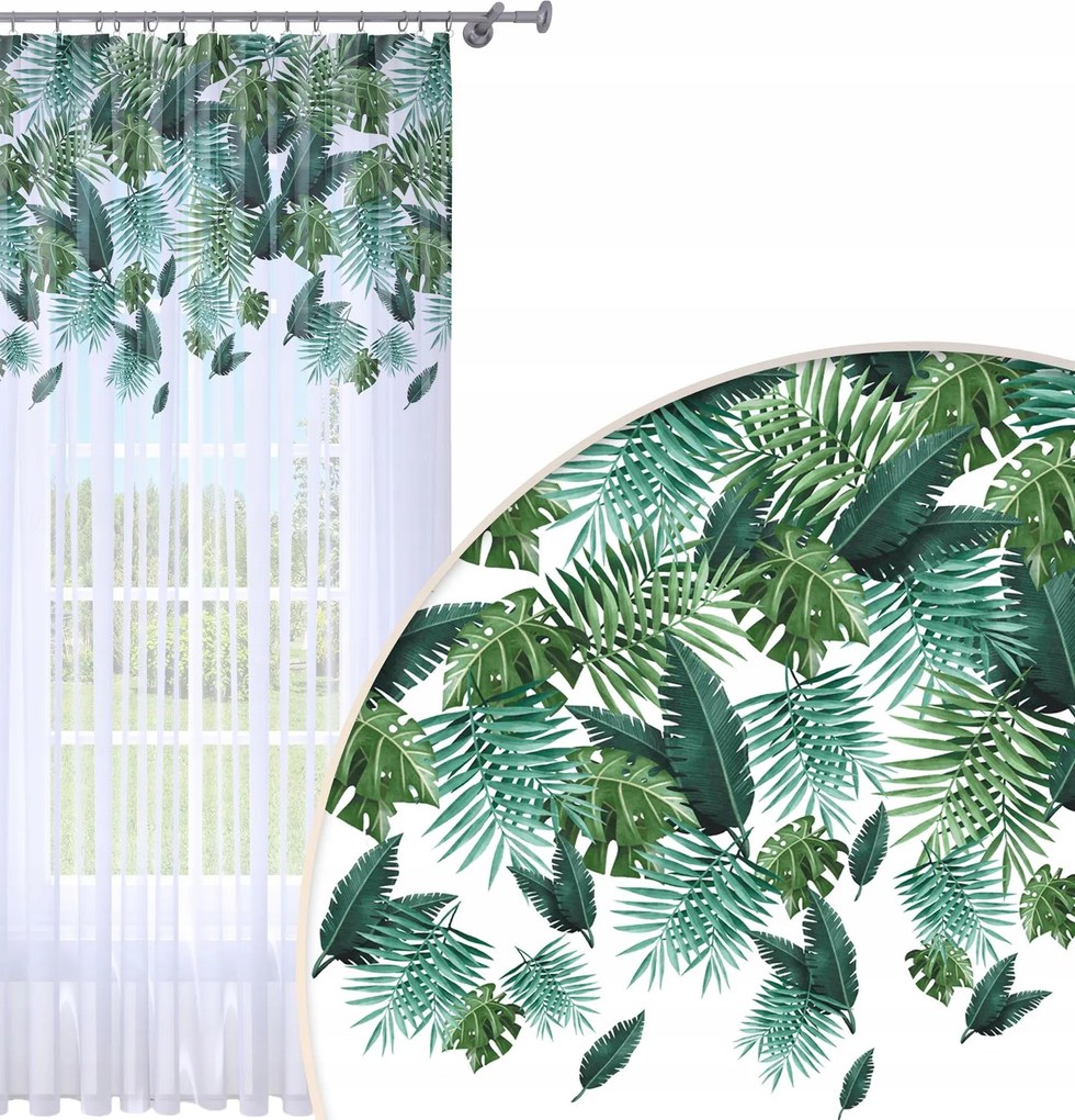 Függöny Kész 140x240 Fátyol Festett Béka Mintás 002