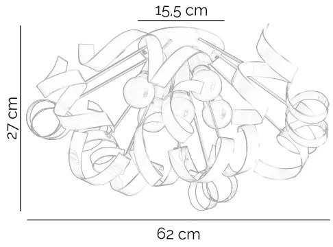 ONLI - Mennyezeti lámpa ZOE 5xE14/6W/230V fehér