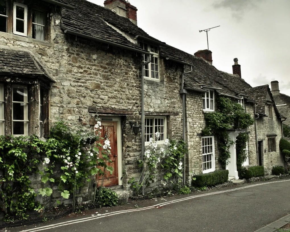 Poszter 50x40cm Régi kőház, Assaf Frank