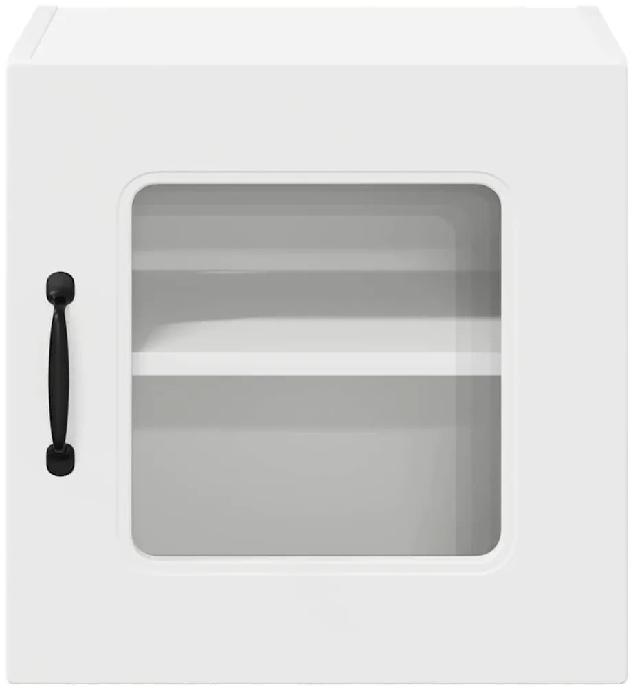 Fali konyhaszekrény ajtóval 2 pcs Fehér 40 x 31 x 40 cm Faanyag