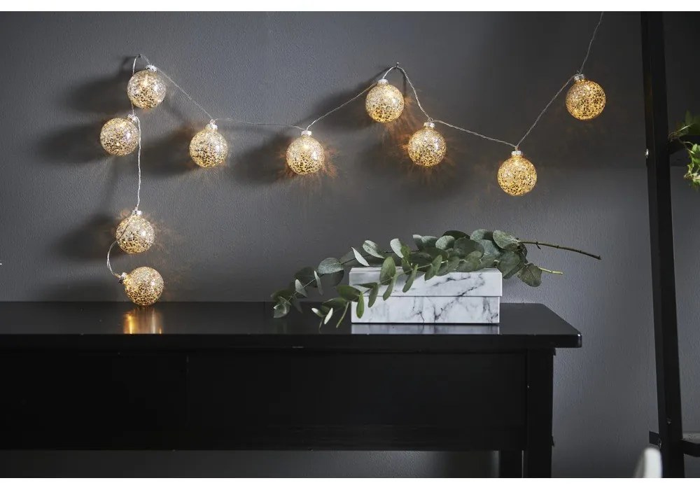 Karácsonyi fényfüzér 130 cm Glitter - Star Trading