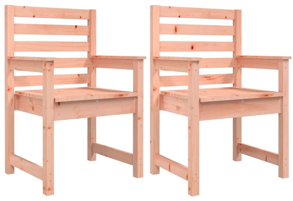 vidaXL 2 db tömör duglászfenyő kerti szék 60 x 48 x 91 cm