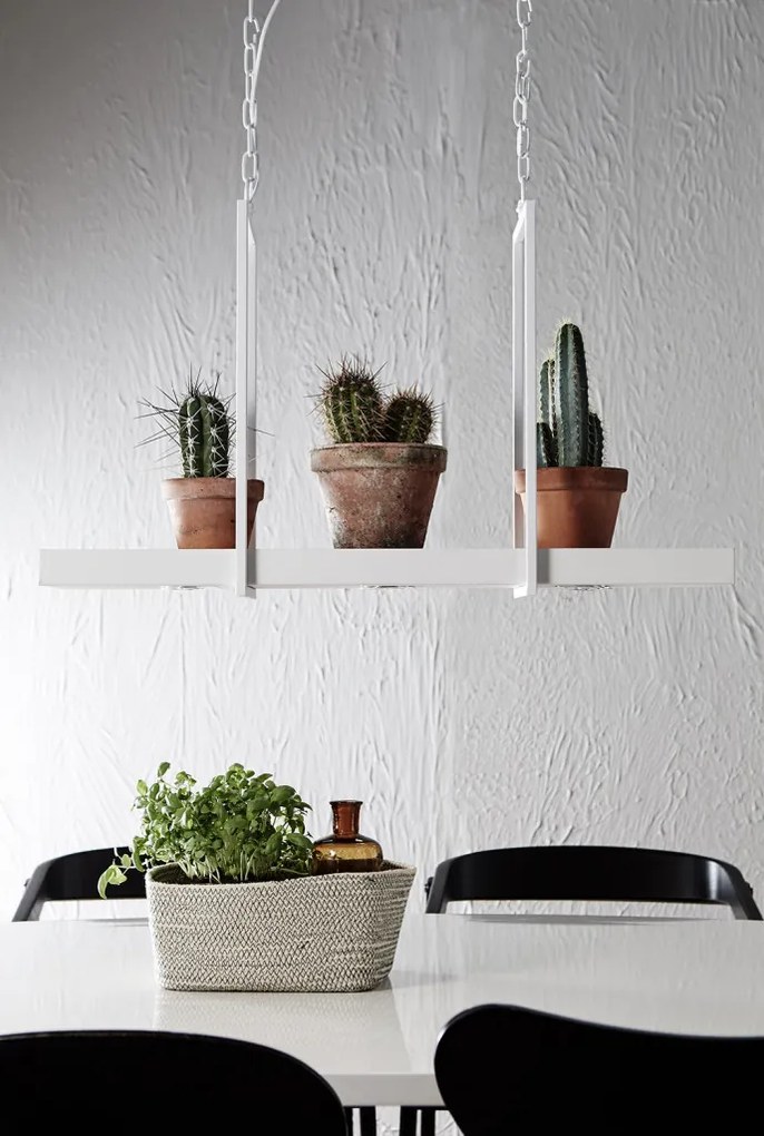 MARSKLÖJD 106124 TRAY Modern Led Függesztett Lámpa Fehér LED IP20