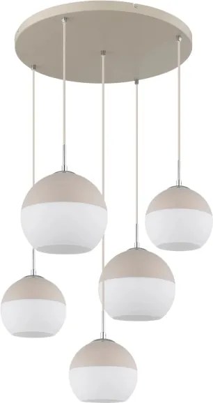 Globo 15999-5HR - RAGUSA kábelre függesztett csillár 5xE27/60W/230V