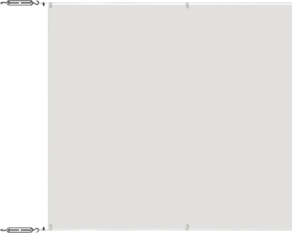 vidaXL fehér oxford-szövet függőleges napellenző 140 x 600 cm