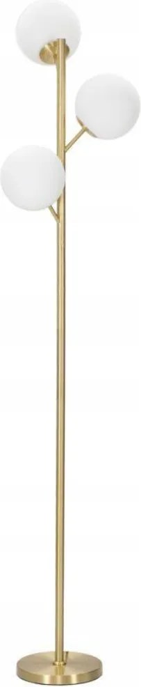 190CM-ES Fém Állólámpa Három Fényponttal Hálózati Tápellátással