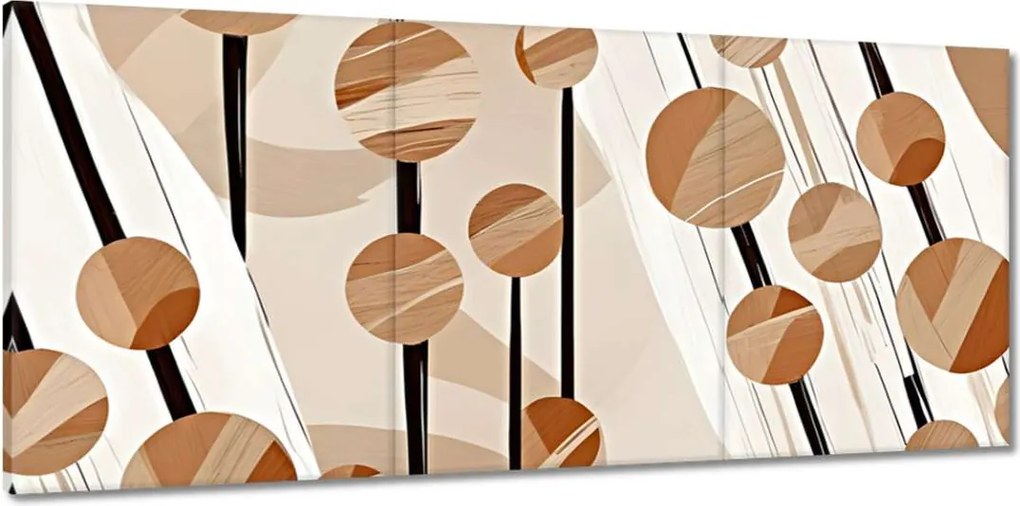 Vászonkép 150x70 Bézs az oszlopokon