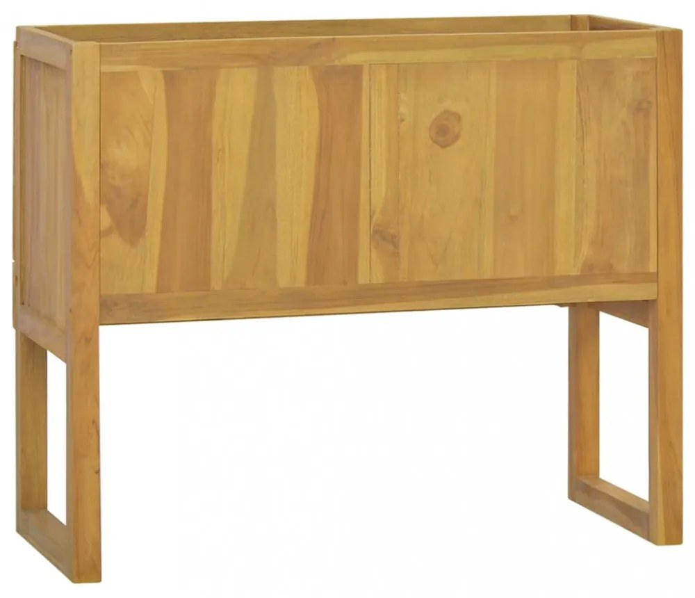 tömör tíkfa fürdőszobaszekrény 90 x 40 x 75,5 cm