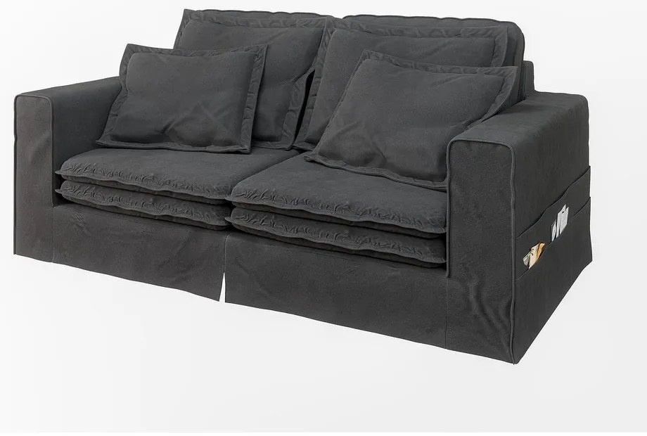 Antracitszürke kanapé 196 cm Nora – Ropez