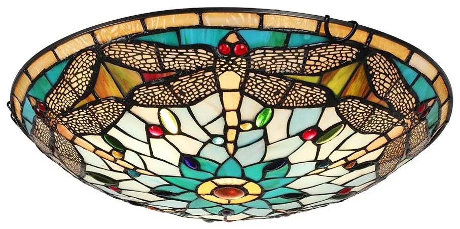 Prezent 1714 - Mennyezeti lámpa TIFFANY 3xE27/40W/230V