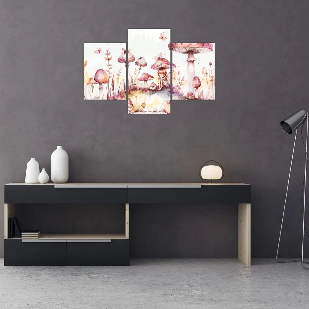 Kép - Rózsaszín tündér (90x60 cm)