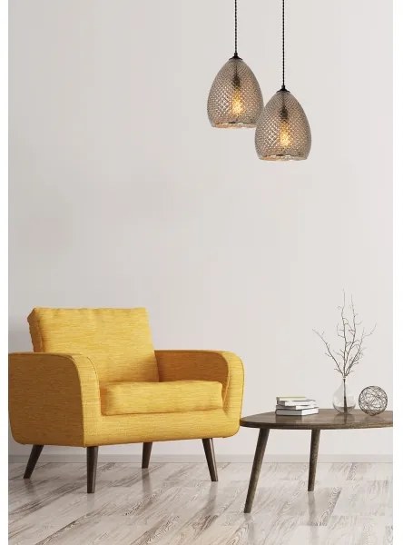 Lucide 78390/24/63 - Csillár zsinóron GERBEN 1xE27/40W/230V