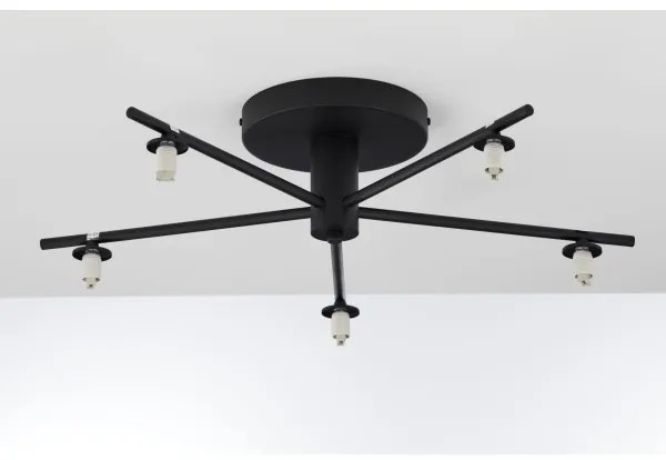 Jupiter 2049 - Felületre szerelhető csillár PRATO 5xG9/14W/230V fekete/fehér