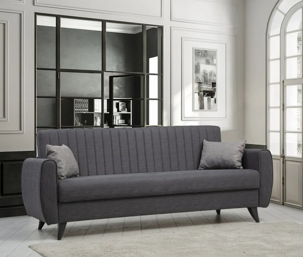 Alkon 3 Dark Grey kinyitható kanapé