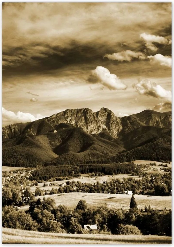 Poszterek 70x100 Tátra Lengyel hegyek Kilátás