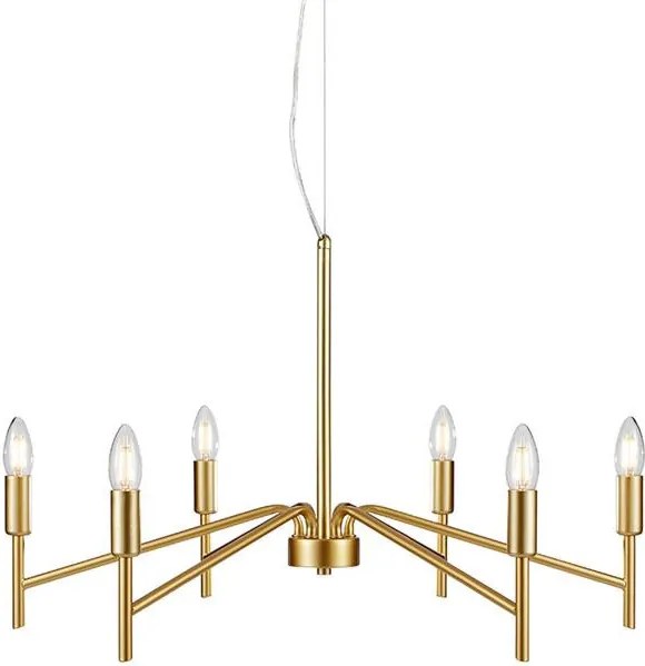 MARKSLÖJD 108210 MONARCH Glamour Csillár Arany E14 IP20