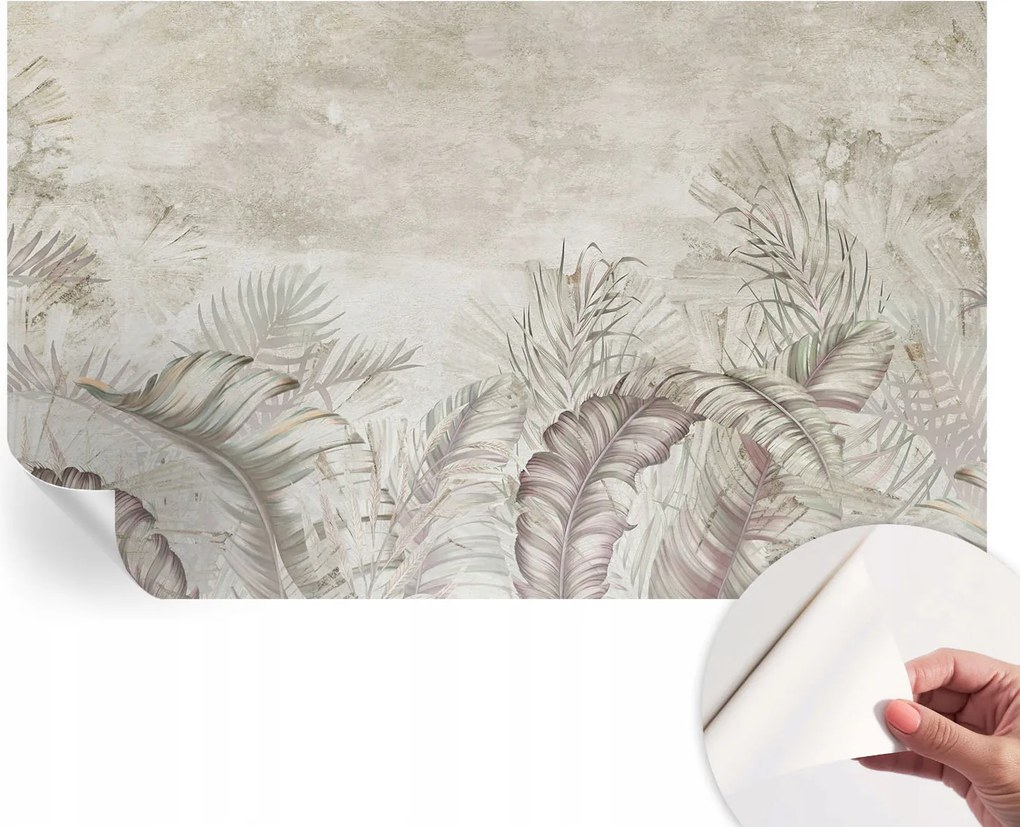 Dekoratív öntapadós fotótapéta Hálószobába Dekoratív levelek 416x254